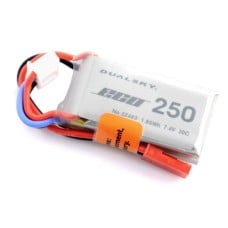 Battery Li-Pol Dualsky 250mAh 30C 2S 7.4V ECO-S