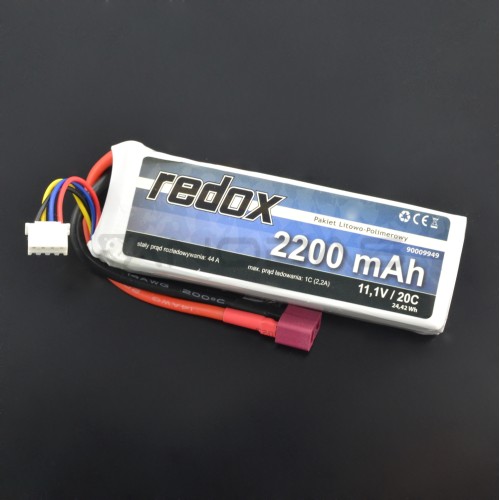 Battery Li-Pol Redox 2200mAh 20C 3S 11.1V 