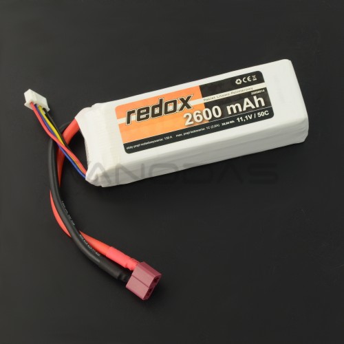 Battery Li-Pol Redox 2600mAh 50C 3S 11.1V 