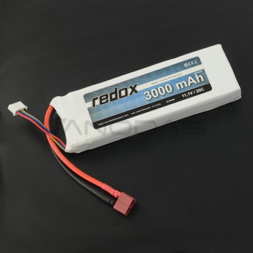 Battery Li-Pol Redox 3000mAh 20C 3S 11.1V 