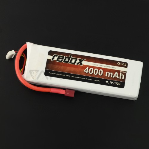 Battery Li-Pol Redox 4000mAh 30C 3S 11.1V 