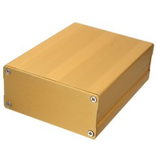 Aliumininė dėžutė 100x76x35mm - oranžinė