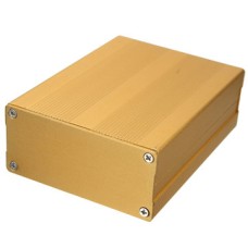 Aliumininė dėžutė 110x76x46mm - oranžinė