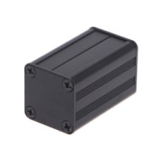 Aliumininė dėžutė 40x25x25mm - juoda