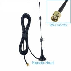 Antena LTE/GSM/3G/WLAN visakryptė pastatoma su magnetu 2.4GHz 7dBi SMA