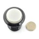 Arcade Push Button 3.3cm - White with Lightning