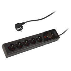 Armac extension cord Z5 black 5m