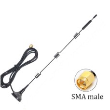 WiFi 15dBi antenna with base, cable and SMA connector