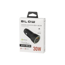 Car charger with USBx2 30W G30W socket