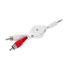 AUX 3.5 - 2xRCA kabelis 0.8m