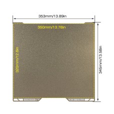 Bambu Lab H2D dvipusė PEI spausdinimo plokštė - be magnetinio pagrindo