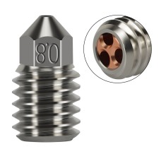 Bambu Lab X1/P1 bimetallic copper plated CHT cloning tip 0.8mm