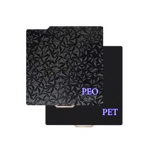 Bambu Lab X1/P1P PEO/PET dvipusė spausdinimo plokštė 257×257mm - be magnetinio pagrindo