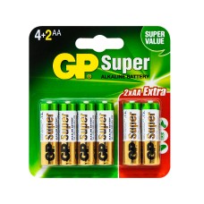 Battery AA 1.5V LR6 GP SUPER