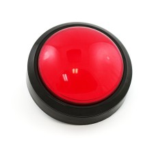 BIG Push Button 10cm - raudonas