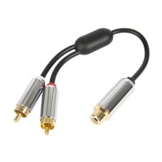 Blow distributor RCA socket - 2xRCA plug 15cm
