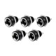 DC 022B 1.3/3.5mm power socket - screwed - Jack 3.5x1.3 - 2 pin - 5pcs