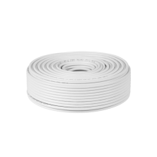 Cabletech cable RG-6U CU white 100m