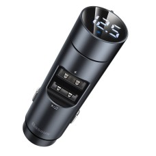 Baseus Energy Column Car Wireless MP3 Charger 5.0+5V/3.1A - Dark Grey