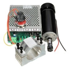 CNC 500W Spindle Motor with 52mm Clamps and Power Supply Speed Governor