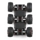 Dagu Wild Thumper 6WD Chassis Black, 6 Wheel Chassis with DC Motor Drive, SparkFun ROB-11056