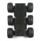 Dagu Wild Thumper 6WD Chassis Black, 6 Wheel Chassis with DC Motor Drive, SparkFun ROB-11056