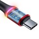 Baseus Halo Data HW flash įkrovimo kabelis USB Type-C 40W 2m - Raudonas