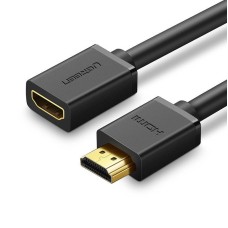 UGREEN HD107 HDMI plug to HDMI socket FullHD 3D 1m - Black