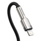 Baseus Cafule USB-C į Lightning kabelis PD 20W 1m - Juodas