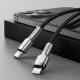 USB-C cable for Lightning Baseus Cafule PD 20W 2m - Black