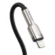 USB-C cable for Lightning Baseus Cafule PD 20W 2m - Black