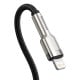 Baseus Cafule USB-C į Lightning kabelis 20W 2m - Juodas