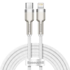 Baseus Cafule USB-C į Lightning kabelis PD 20W 2m - Baltas