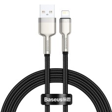 USB Cable for Lightning Baseus Cafule 2.4A 1m - Black