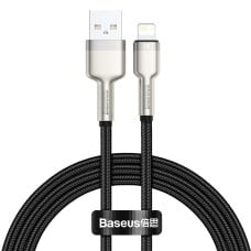 Baseus Cafule USB - Lightning kabelis 2.4A 1m - Juodas 