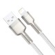 Baseus Cafule USB - Lightning cable 2.4A 1m - White