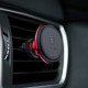 Baseus Magnetic Air Vent magnetic car holder for grid - Red