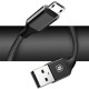Baseus Yiven micro USB laidas 150 cm 2A - Juodas 
