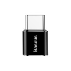 Adapteris Baseus Micro USB į USB-C - Juodas 
