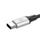 Baseus Rapid USB-C kabelis 3in1 C tipo / Lightning / Micro 3A 1.2M - juodas 