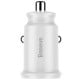 Baseus automobilinis įkroviklis 2x USB 5V 3.1A - Baltas