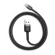 Baseus Cafule Micro USB cable 2.4A 0.5m - Grey / Black