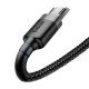 Baseus Cafule Micro USB cable 2.4A 1m - Gray / Black