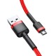 Baseus Cafule Micro USB kabelis 1.5A 2m - Raudonas