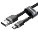 Baseus Cafule Micro USB kabelis 1.5A 2m - Pilkas / Juodas