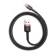 Baseus Cafule Micro USB kabelis 1.5A 2m - Raudonas / Juodas