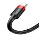 Baseus Cafule cable USB-C 3A 0.5m - Red / Black