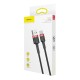 Baseus Cafule cable USB-C 3A 0.5m - Red / Black