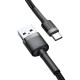 Baseus Cafule cable USB-C 3A 1m- Grey / Black