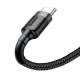 Baseus Cafule kabelis USB-C 3A 1m - Pilkas / Juodas